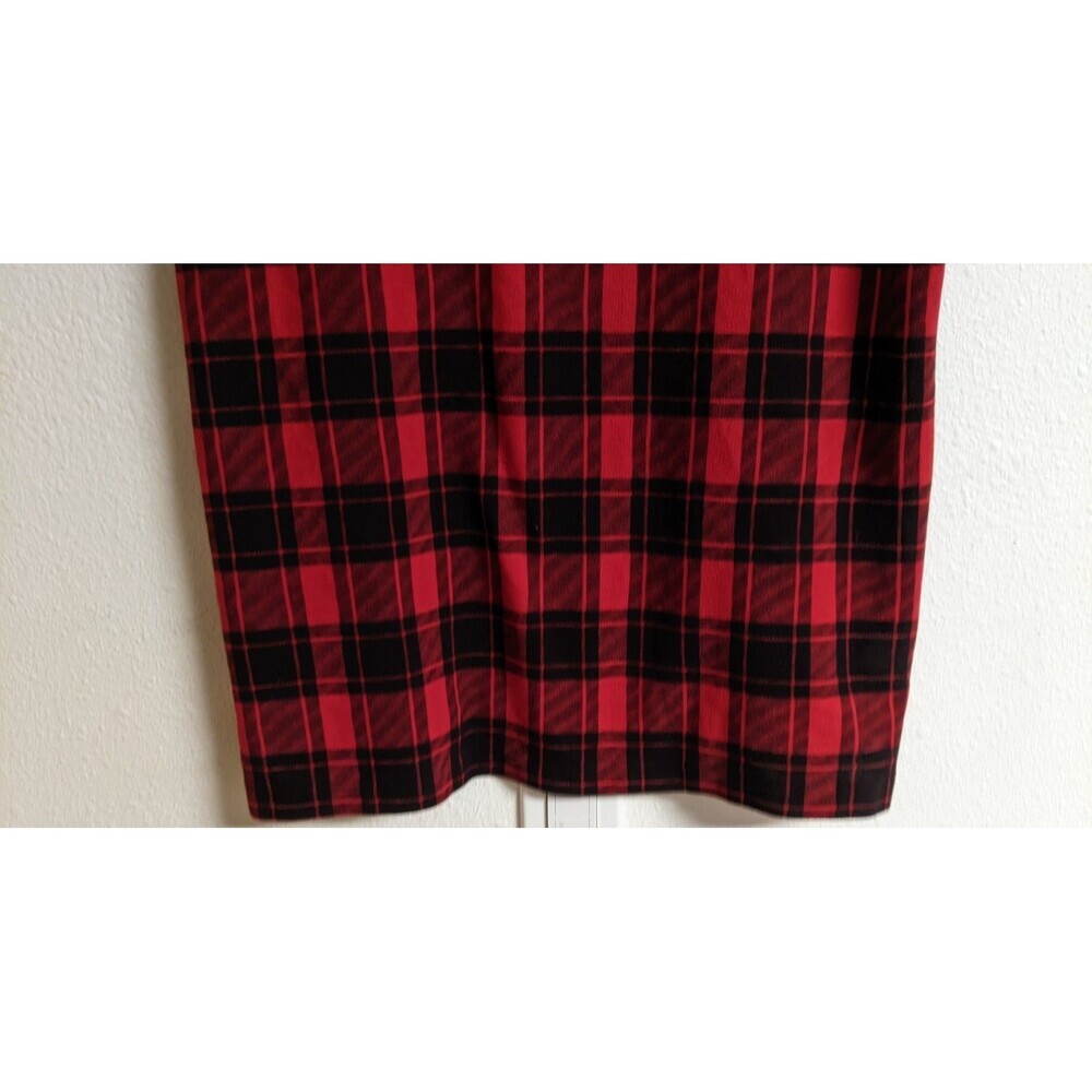 Polo Ralph Lauren Men's Custom Slim Fit Plaid Mesh Polo Shirt Red/Black M - Picture 8 of 8